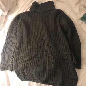 Grey turtleneck sweater sz s
